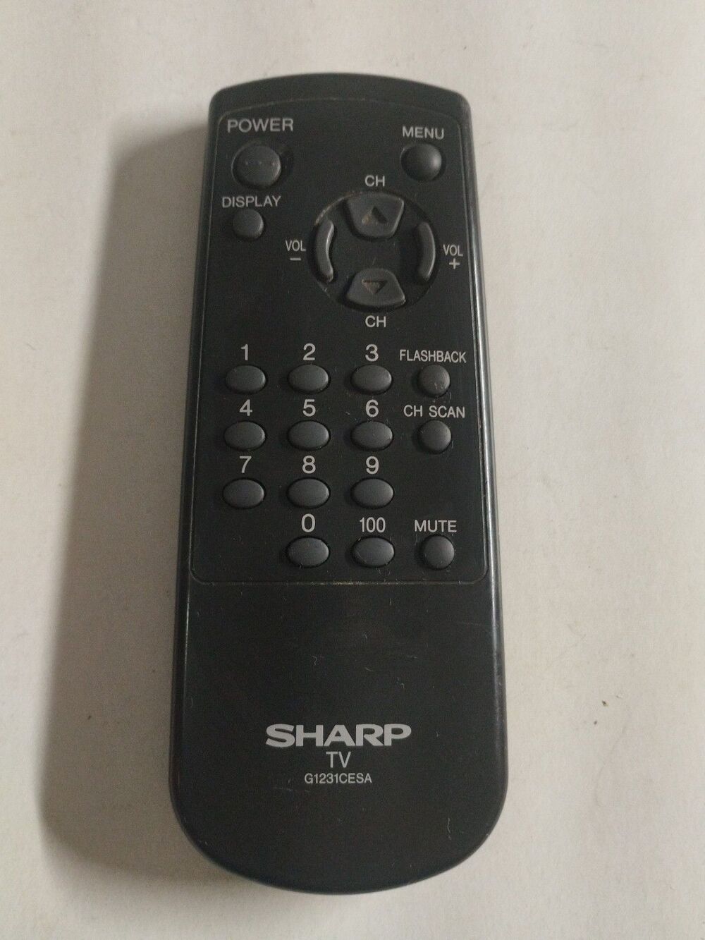 oem Sharp G1231CESA tv remote control